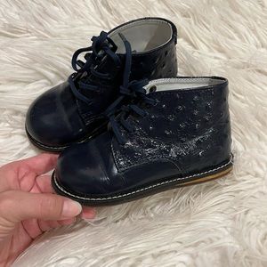 Navy ostrich Josmo shoes